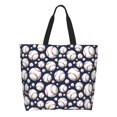thumbnail image 1 of Easygdp Cute Basebal Bolsas Tote para Mujer, Bolsos de Hombro para Viaje, Bolsos de Mano de Gran Capacidad para Compras y Trabajo, 1 of 8