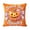 D003- Style C, variant on Halloween Home Decor Indoor, Pumpkin Throw Pillow, 18X18 Inch Black Neon Summer Halloween Decorative Pillow, Holographic Ribbon Bow Spooky Ghost Melting Skull Jack O Lantern