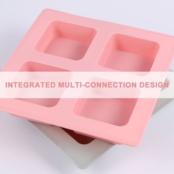 SWETRACE 2Pcs Silicone Baking Mold for Cake and Soap Making Non Stick DIY Silicone Mold