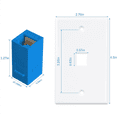 thumbnail image 4 of 4-Pack 1 Port Ethernet Wall Plate, RJ45 Cat6 Female to Female Inline Coupler Face Plates, 1-Port, 4 of 6