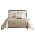 thumbnail image 3 of Dely 8pc Satin King Size Comforter Set with Shams, Reversible Gold, 3 of 7