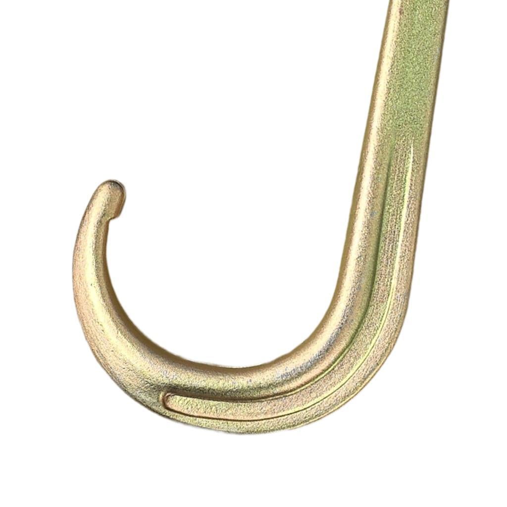 Nishiyuenyi J Hook Straight Handle Hook Metal Strong Load Bearing Suspension Hook Heavy Duty