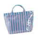 thumbnail image 5 of Bolso de hombro de enfermera, bolso de compras de PVC, bolso de hombro para picnic, trabajo, viajes y vacaciones. Azul rosa, 5 of 9