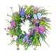 thumbnail image 4 of Corona para puerta de entrada,Corona de flores de primavera y verano para puertas de entrada,Corona de flores silvestres artificiales decoración colgante,Guirnalda de corona para puerta de, 4 of 8