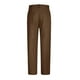 thumbnail image 2 of Ceisia Men's Solid Color Double Pleated Straight Leg Casual Pants with Front Pockets Brown S Gifts, 2 of 5