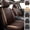 Coffee&Beige, variant on Telimocy Car Seat Covers For SUV Sedan Full Set Seat Covers 5 Seat Cushion Protector Airbag Compatible,Black&Red