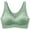 Green, variant on Wireless Bras Plus Size Women Comfort Beautiful Back Seamless Seamless Bras Wireless Push UpT-shirt Bras Bralettes Thin Soft Everyday Bra(Green,S)