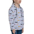 thumbnail image 3 of Goofa Dogs Are Running Pattern Hooded Sweatshirt for Youth Trendy youth sweatshirt Casual Hoodie for Boys and Girls-X-Large, 3 of 6