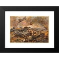 thumbnail image 2 of Anonymous 18x14 Black Modern Framed Museum Art Print Titled - British Soldiers and Tanks Advancing (1939-1946), 2 of 5