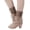 A-Khaki24, variant on Womens Leg Warmers Cable Knit Button Short Ankle Warmers Stretchy Soft Vintage Fall Winter Stylish Casual Boots