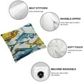 thumbnail image 6 of Creowell Vintage Fish Collection Pillow Cover Decorative Couch Pillow Cover for Sofa, Cushion Case Indoor Outdoor Home Decoration White, 6 of 7