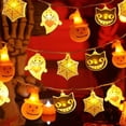 thumbnail image 2 of Light String Skull Ghost Battery Box Light Horror Decorative Light Halloween Pumpkin Light String - style：style 3；, 2 of 5