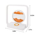 thumbnail image 3 of Fiudx Ofertas Y Liquidación Lámpara De Mesa De Reloj De Arena Con Luz Nocturna De Arena Móvil, Adorno Con Imagen De Arena Con Carga Inalámbrica, Lámpara De Noche Con Control Táctil Para Oficina, Estu, 3 of 7