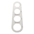 thumbnail image 1 of Stainless Steel Spaghetti Measuring Tool With 4 Holes Precise Pasta Portion Control Gadget For Home And Professional Chefs, 1 of 3
