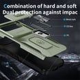 thumbnail image 5 of For Google Pixel 11 / 11 Pro Slim Fit Shockproof Hybrid with Slide Camera Cover & Rotated Ring Kickstand, [Military-Grade] Phone Case,Alpine Green,For Pixel 11 / 11 Pro, 5 of 8