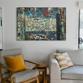 thumbnail image 6 of Jackson Pollock Guardians of The Secret Abstract Paintings Canvas Wall Art Poster Painting On Canvas Wall Art Poster Scroll Picture Print Living Room Walls Decor Home Posters 24x36inch(60x90cm), 6 of 6