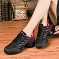thumbnail image 7 of Women's Jazz Shoes Lace-up Sneakers - Breathable Air Cushion Lady Split Sole Athletic Walking Dance Shoes Platform, 7 of 7