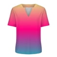 thumbnail image 4 of My Orders Lightweight Tops & Blouses Shirts for Women Trendy Summer Women Workout Tops Fitted Tops for Women Over 50 for Summer Off The Shoulders Summer Button Boho Top, 4 of 5