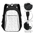 thumbnail image 3 of Easygdp Poodle Dog Mochila para Laptop de Viaje con Puerto USB, Mochila para Laptop con Puerto de Carga USB para Mujeres y Hombres, 3 of 7