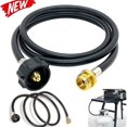 thumbnail image 1 of Propane Regulator Hose Replacement Outdoor Indoor 4/6Ft for Mr. Heater Big Buddy, 1 of 1