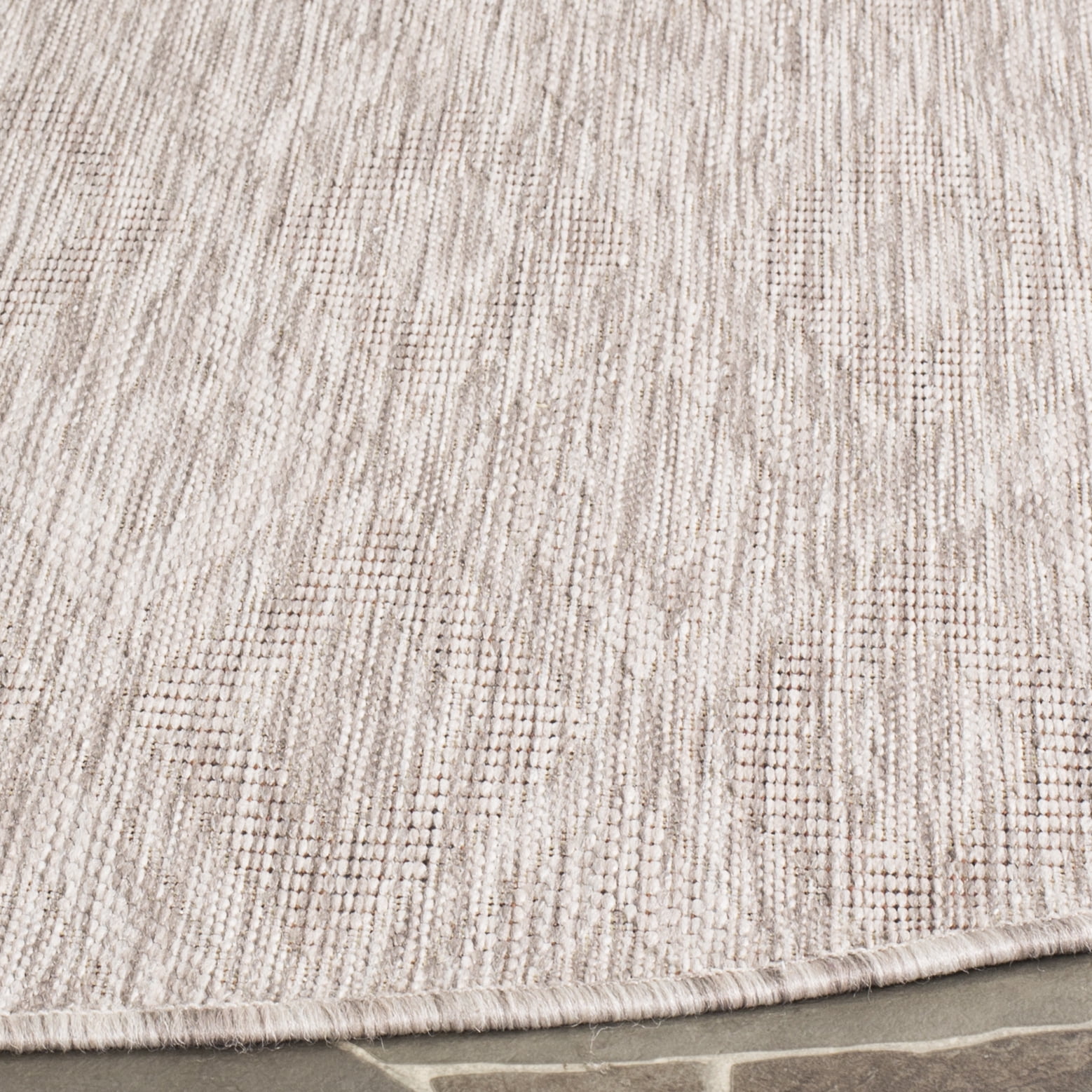 Safavieh Courtyard Teodor Geometric Indoor/Outdoor Area Rug, Beige, 4' x 4' Round