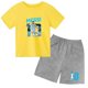 thumbnail image 3 of Conjuntos de 2 camisetas y pantalones con estampado de Super Soccer Star No. 10 para niños de 3 a 14 años, ropa de calle para niños y niñas, 3 of 5