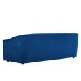 thumbnail image 5 of Tufted Sofa, Blue Navy, Velvet, Modern Contemporary, Mid Century Living Hotel Lounge Cafe Lobby, 5 of 8