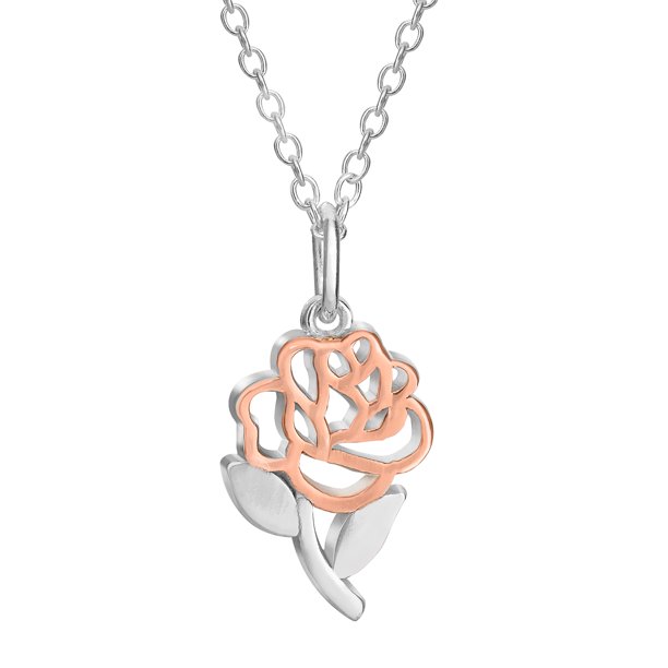 Disney - Disney Belle's Rose Necklace - Walmart.com - Walmart.com