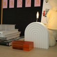 thumbnail image 4 of 2 Piezas Moldes para Velas,Moldes Velas en Forma de,3D Moldes Puente Arcoiris de Silicona,Moldes de Silicona para Hacer Jabón, Velas,DIY, 4 of 5