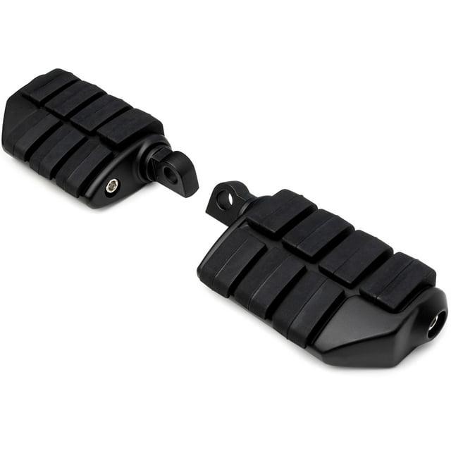 Krator 2x Dually Style Foot Pegs (Left & Right) Compatible with 1998-2009 Harley Davidson Road Glide FLTR