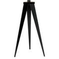 thumbnail image 4 of Adesso Director Collection Black Modern Side Corner Tripod Table Lamp with Shade, 4 of 6