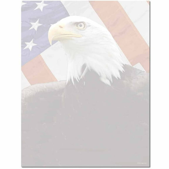 American Eagle Letterhead Laser & Inkjet Printer Paper, 25 Sheets per Pack