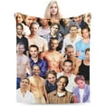 thumbnail image 2 of Blanket Paul Walker Soft and Comfortable Wool Fleece Throw Blankets for Sofa Office car Camping Yoga Travel Home Decoration Cozy Plush Beach Blanket Gift 40"x30", 2 of 5