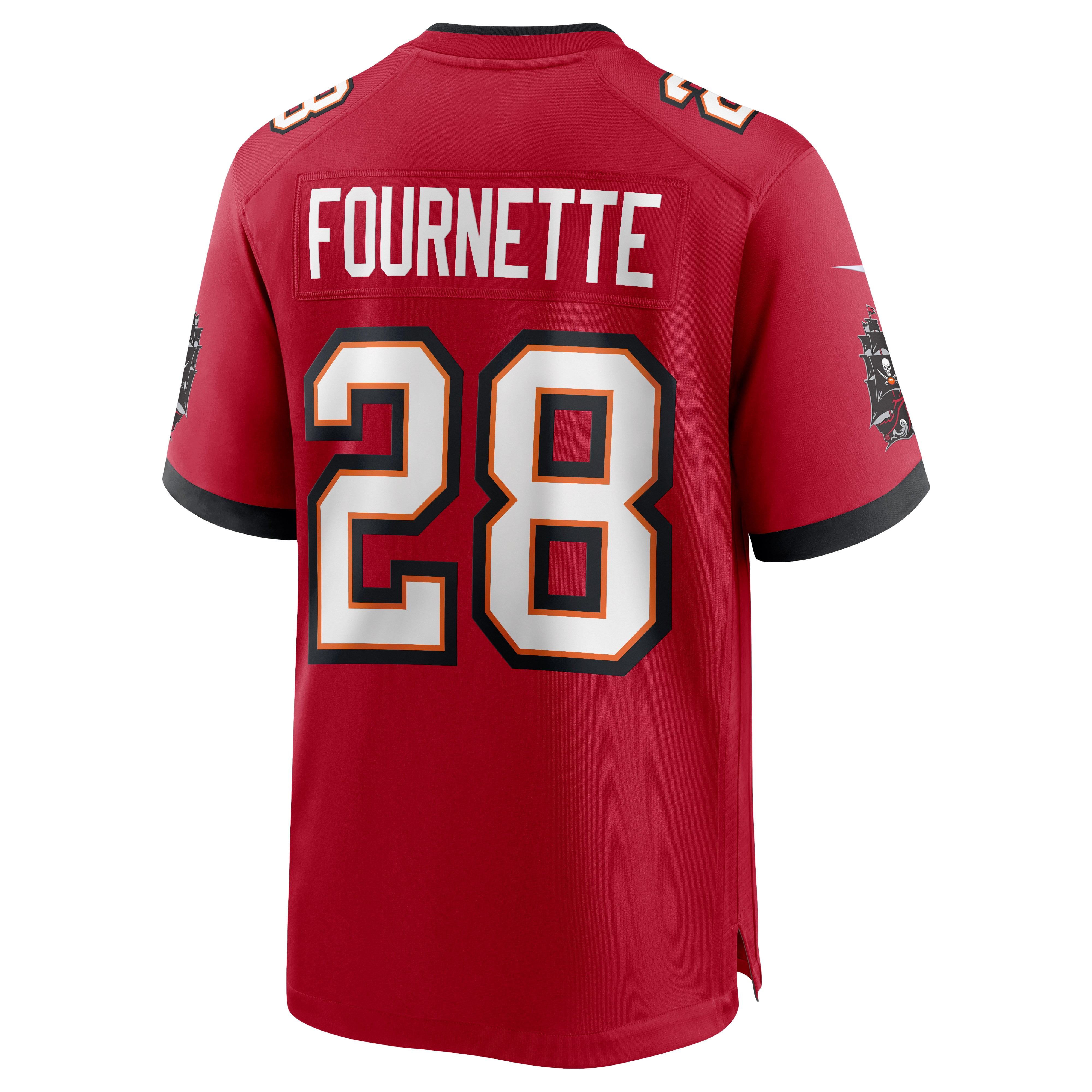 Men s Nike Leonard Fournette Red Tampa Bay Buccaneers Game Jersey Walmart