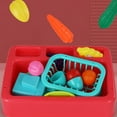 thumbnail image 4 of Luxshiny 1 Set of Kitchen Appliance Toy for Children Red Plastic Simulated Kitchen Play, 4 of 8