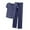 Navy tracksuits, variant on HAPIMO 2PC Tracksuit Workout Sets for Women Short Sleeve V Neck Tops Solid Patchwork Spring Summer Sale Pajama Capri Pants Casual Comfy Wine S