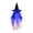 #A02-A, variant on Halloween Animated Ghost Statue with Sound and Walking Function, Glowing Blue LED Ghost Wearing Witch Hat for Haunted House Home Decor