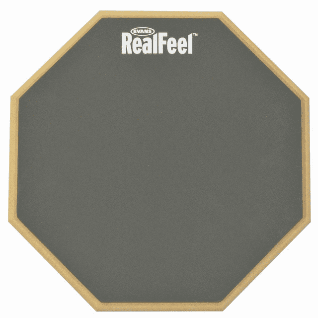 Practicador 12 Pulgadas 2 Caras Evans Hqp Rf12d para Baterista Evans RF12D