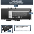 thumbnail image 3 of Batería para Laptop Menlonigt GJKNX 68Wh para Dell Latitude, 3 of 9