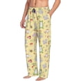 thumbnail image 6 of Fuzoiu Frog Bee Print Men's Pajama Pants,Lounge Pants for Men,Lounge PJ Bottoms,Sleepwear Pants with Drawstring Pockets -X-Large, 6 of 6