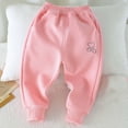 thumbnail image 2 of KyCheLot Toddler Boy Girl Sweatpants Pocket Cotton Solid Color Elastic Waist Pull on Sport Jogger Pants 2-7 Years, 2 of 3
