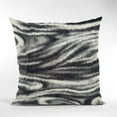 thumbnail image 2 of Plutus Black White Galaxy Animal Faux Fur Luxury Throw Pillow - Double sided 20" x 30" Queen, 2 of 2