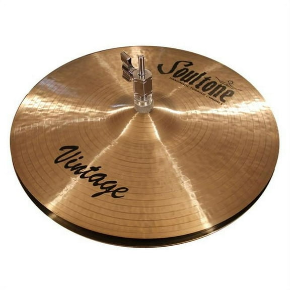 Soultone Cymbals VNT-FLHHTT14 14 in. Vintage Hi Hat Flat Top