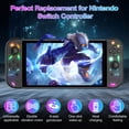 thumbnail image 5 of Game Controller Compatible with Switch for N-Switch,Wireless Left and Right Controller Compatible with Switch Support Dual Vibration/Motion Control/Wake-up/Screenshot/RGB Light, 5 of 7