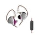 thumbnail image 1 of Auricular KZ ZS10 pro Tecnología híbrida a prueba de sudor Auriculares deportivos con cable Auriculares portátiles para caminar Sonido Música Manos libres Correr Morado con micrófono Vogacara EL005374-06B, 1 of 2