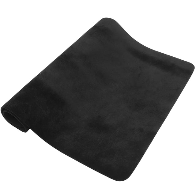 KONTONTY Playing Card Mat Magician Prop Card Protection Black 1Pcs