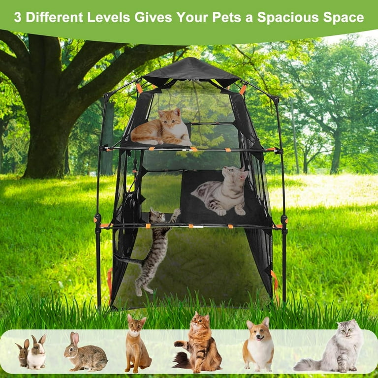 Outdoor cat teepee hotsell