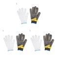 thumbnail image 2 of Kenally Guantes anti-cortes Seguridad a prueba de cortes Resistente a puñaladas Malla de alambre inoxidable Carnicero Guantes resistentes a cortes Type2 NO2 Kenally CBP048571, 2 of 6