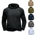 thumbnail image 6 of Men's Sun Shirts Protection Hoodie Rash Guard Shirt Long Sleeve Fishing Outdoor Lightweight Men Hoodies, 6 of 6