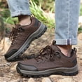 thumbnail image 4 of LASUDRAA Mens Waterproof Low-Top Hiking Shoes Comfortable Lightweight Anti-Slip Outdoor Walking Sneakers, 4 of 8